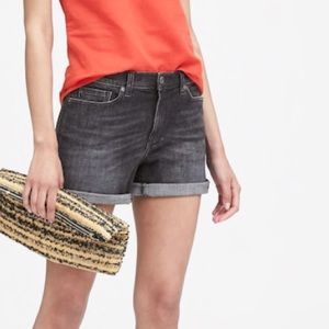 Banana Republic Denim roll up shorts